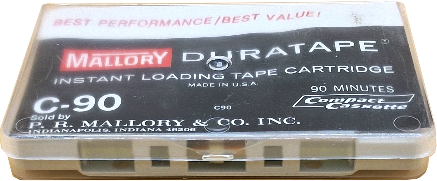 Compact Cassette Mallory 90 Type I Normal 1980 USA
