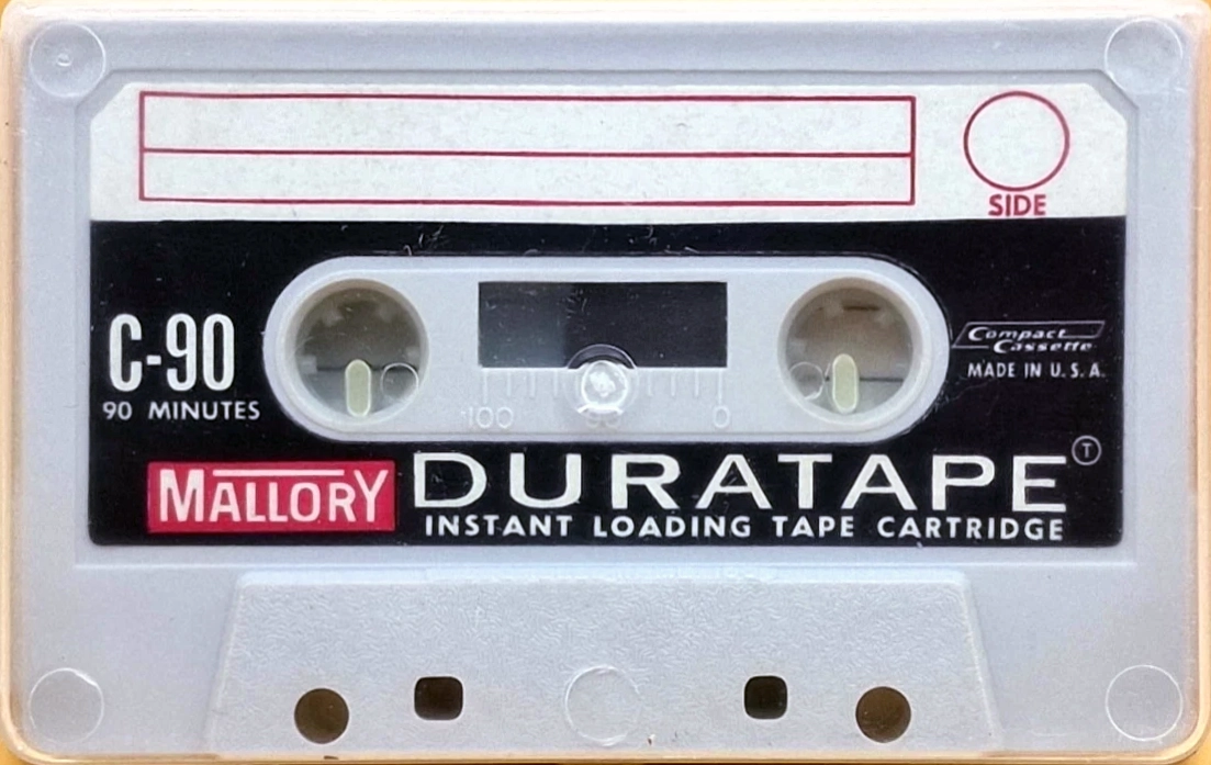 Compact Cassette Mallory 90 Type I Normal 1980 USA