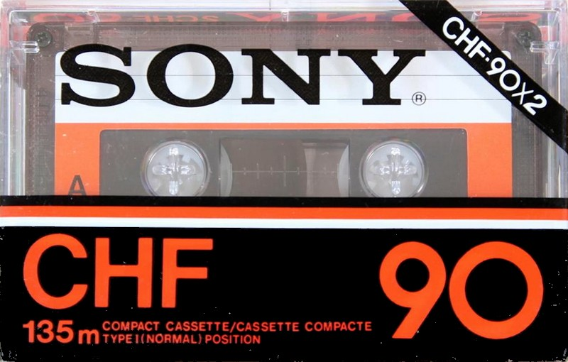 2 pack Sony CHF 90 Type I Normal 1978 North America