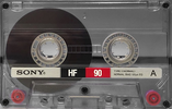 Compact Cassette Sony HF 90 Type I Normal 1988 USA