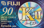 Compact Cassette Fuji K2 90 "KII" Type II Chrome 1998 Europe