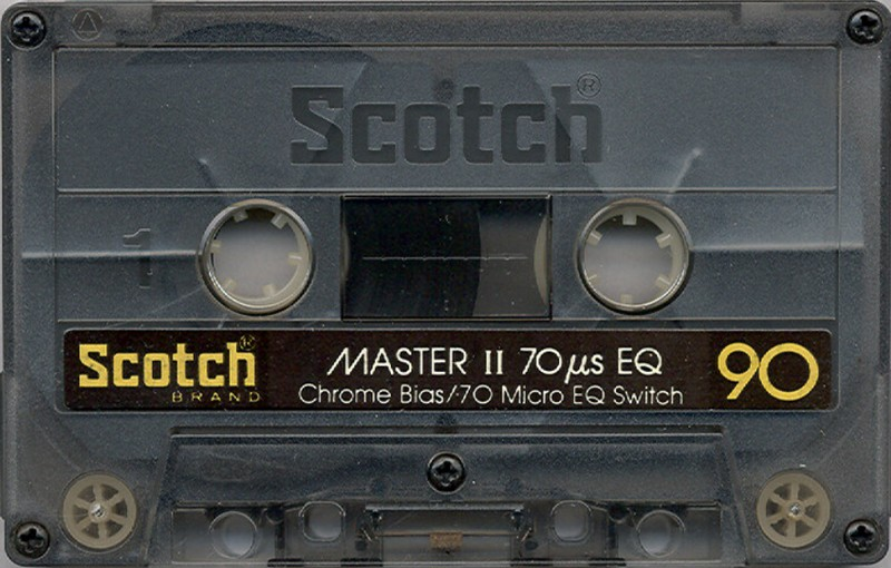 Compact Cassette Scotch Master II 90 Type II Chrome 1982 USA