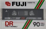 Compact Cassette Fuji DR 90 Type I Normal 1986 Europe