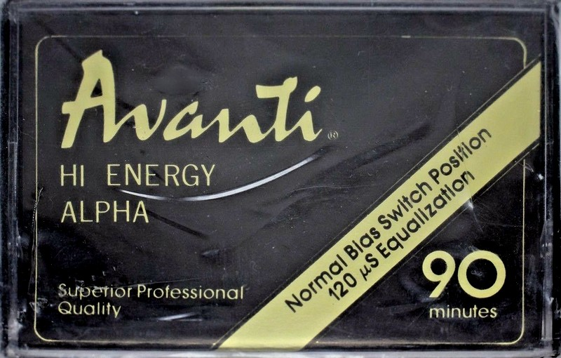 Compact Cassette Avanti Alpha 90 Type I Normal Hong Kong