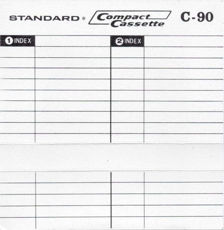 Compact Cassette Standard 90 Type I Normal 1974 UK