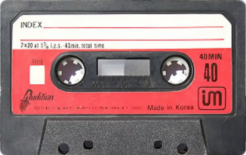 Compact Cassette Audition IM 40 Type I Normal South Korea
