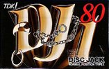 Compact Cassette TDK DJ1 Disc Jack 80 "DJ1-80S" Type I Normal 1997 Japan