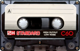 Compact Cassette SH 1957 60 "Standard" Type I Normal Hong Kong