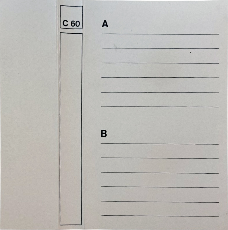 Compact Cassette Power Plus 60 Type I Normal 1986 Switzerland