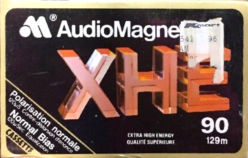 Compact Cassette Audio Magnetics XHE 90 Type I Normal 1979 Canada