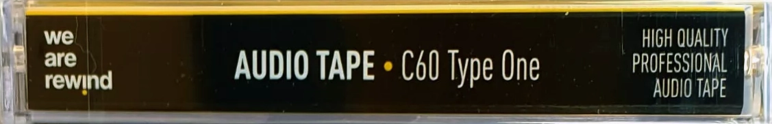 Compact Cassette We Are Rewind 60 "WE" Type I Normal 2025 Worldwide