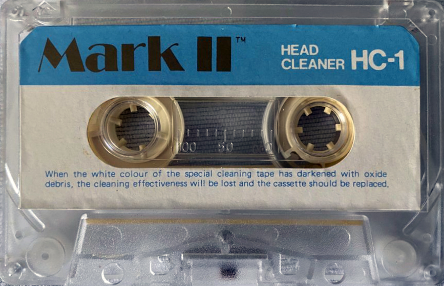 Compact Cassette Mark II "HC-1" Cleaning Cassette 1981 Europe