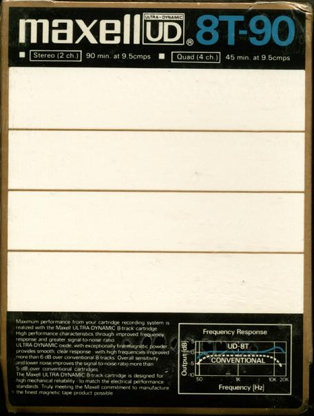TRACK-8 Maxell UD 90 Type I Normal 1972 USA