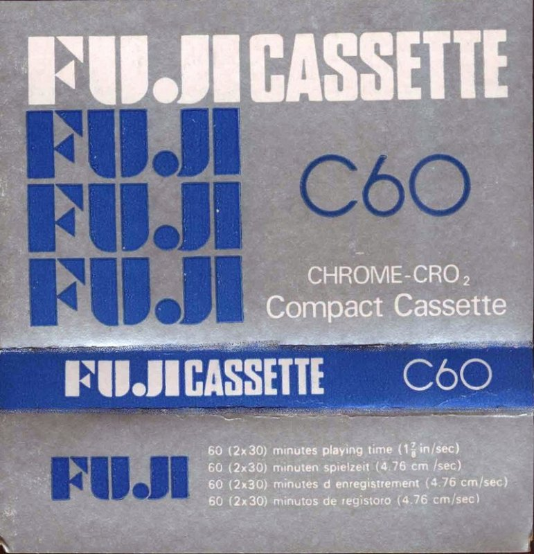 Compact Cassette Fuji 60 Type II Chrome Japan