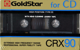 Compact Cassette Goldstar CRX 90 Type II Chrome 1986 Europe