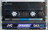 Compact Cassette JVC Dynarec DA3 60 Type I Normal 1983 Worldwide