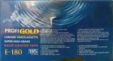 VHS, Video Home System Profigold 180 Type II Chrome Europe