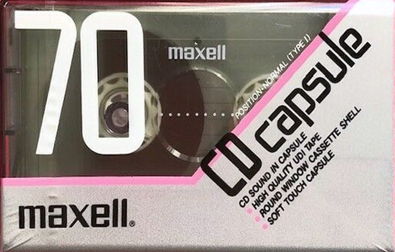 Compact Cassette Maxell CD Capsule 70 Type I Normal 1990 Europe