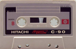 Compact Cassette Hitachi 90 Type I Normal 1966 Japan