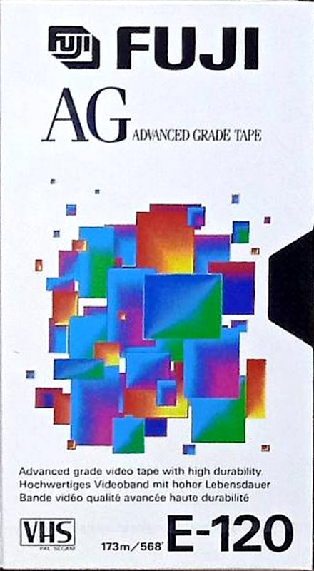 VHS, Video Home System Fuji AG 120 "E-120 AG" Type I Normal Europe