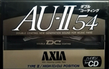 Compact Cassette AXIA AU-II 54 Type II Chrome 1991 Japan