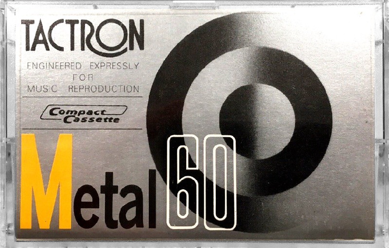 Compact Cassette Tactron 60 Type IV Metal 1980 Worldwide