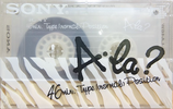 Compact Cassette Sony A-la? 46 "A-LA46W" Type I Normal 1985 Japan