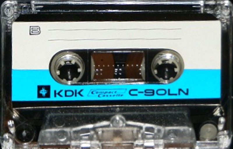 Compact Cassette KDK LN 90 Type I Normal 1975 Worldwide