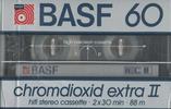 Compact Cassette BASF Chromdioxid Extra II 60 "CR-E II" Type II Chrome 1985 Europe