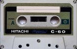 Compact Cassette Hitachi 60 Type I Normal 1966 Worldwide