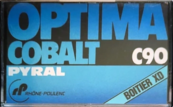 Compact Cassette Pyral Optima Cobalt 90 Type I Normal 1984 France