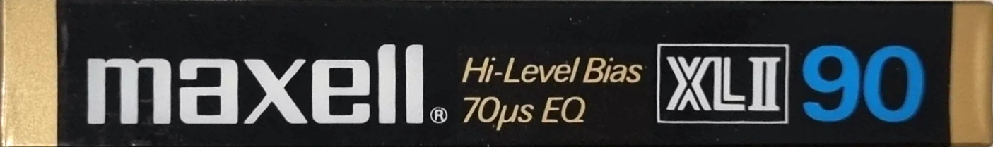 Compact Cassette Maxell XLII 90 Type II Chrome 1980 Japan