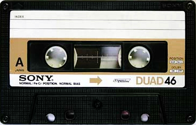 Compact Cassette Sony Duad 46 Type III Ferro Chrome 1983 Japan