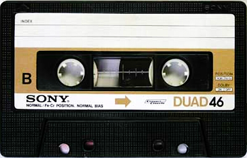 Compact Cassette Sony Duad 46 Type III Ferro Chrome 1983 Japan