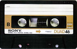 Compact Cassette Sony Duad 46 Type III Ferro Chrome 1983 Japan