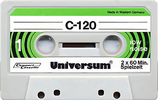 Compact Cassette Universum 120 Type I Normal 1973 Europe