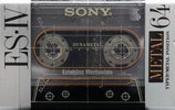 Compact Cassette Sony ES-IV 64 "ESM4 64" Type IV Metal 1991 Japan