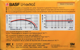 Compact Cassette BASF LH Extra I 60 "Large Window" Type I Normal 1981 Germany