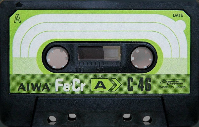 Compact Cassette Aiwa FeCr 46 Type III Ferro Chrome 1976 Japan