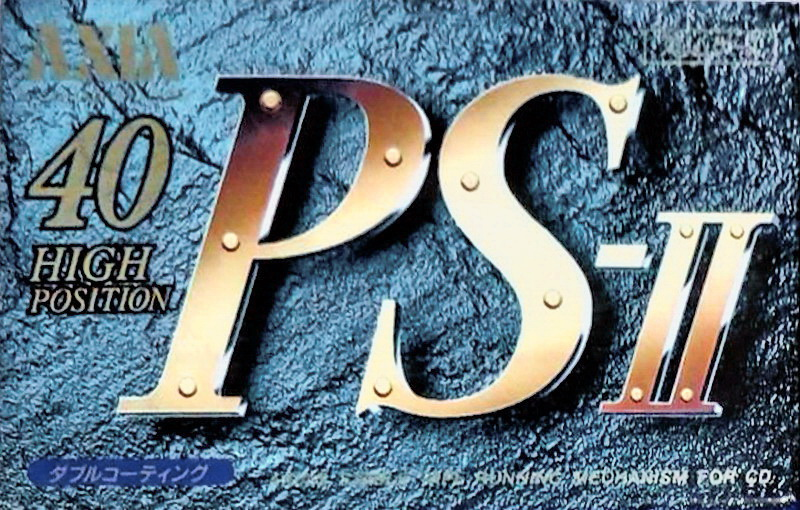 Compact Cassette AXIA PS-II / PS-2 40 "PS2 C 40" Type II Chrome 1992 Japan