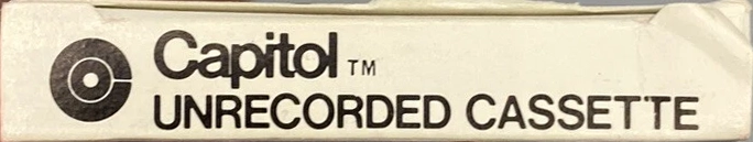 Compact Cassette Capitol Psychedelic Fingers 60 Type I Normal 1969 USA