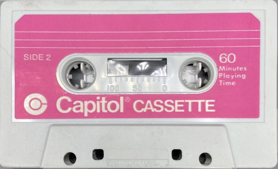 Compact Cassette Capitol Psychedelic Fingers 60 Type I Normal 1969 USA
