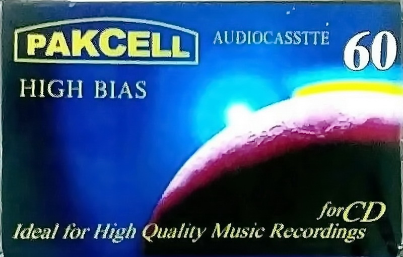 Compact Cassette Pakcell 60 Type II Chrome China