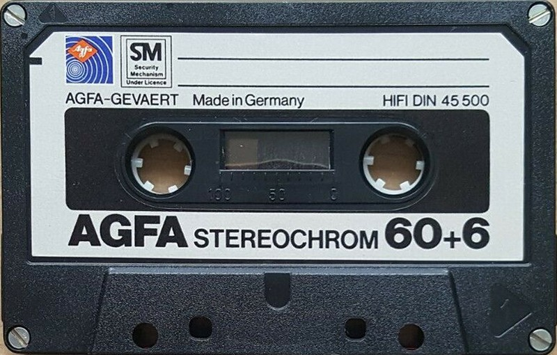 Compact Cassette AGFA Stereochrom 60+6 Type II Chrome 1979 Europe