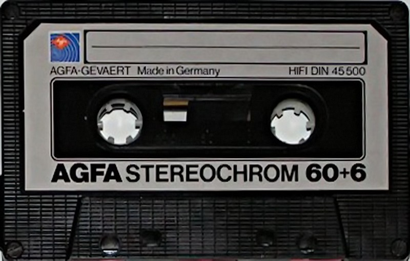 Compact Cassette AGFA Stereochrom 60+6 Type II Chrome 1979 Europe