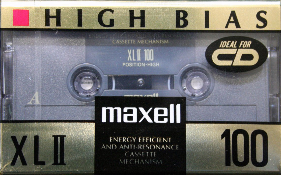 Compact Cassette Maxell XLII 100 Type II Chrome 1992 Europe