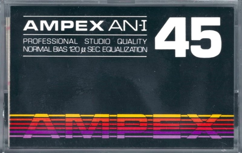 Compact Cassette Ampex AN-I 45 Type I Normal Mexico