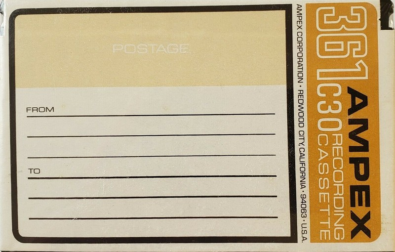 Compact Cassette Ampex 361 30 Type I Normal 1969 USA