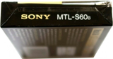 Compact Cassette Sony Metal-S 60 "MTL-60B" Type IV Metal 1989 Europe
