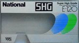 VHS, Video Home System National SHG 120 Type I Normal Europe